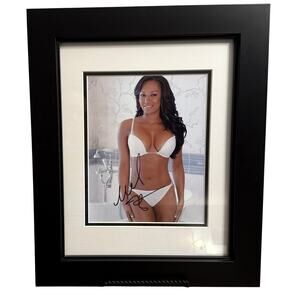 Mel B Autograph Spice Girls Melanie Brown Framed Photo 14x17 COA Iconographs